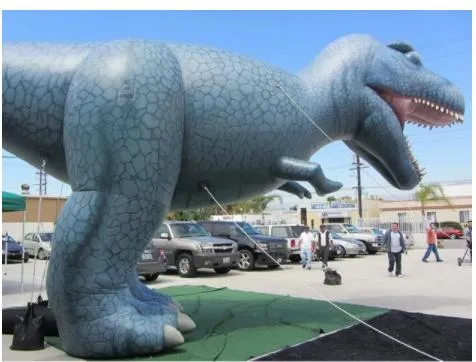 2023 새로운 25'x50' 거대한 팽창식 현실적인 트리케라톱스 공룡(전면도)